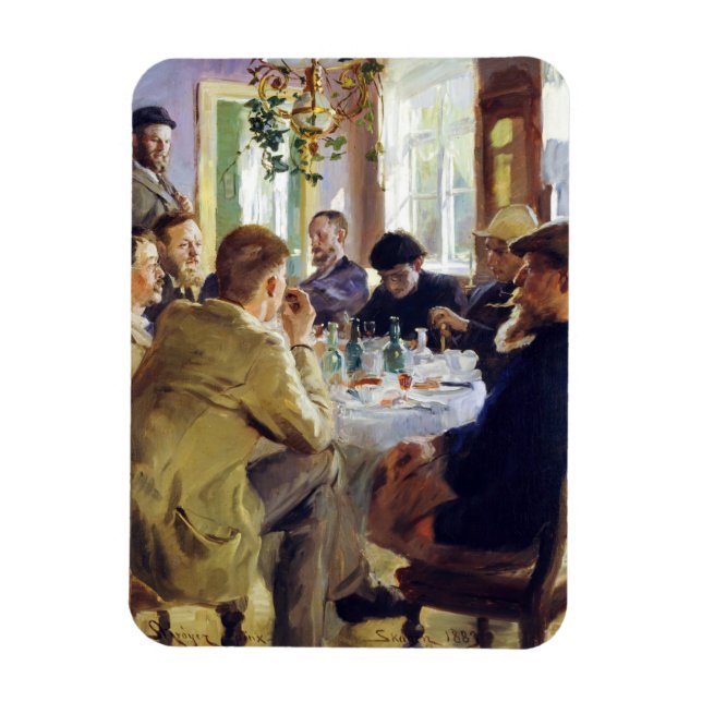Ímã Peder Severin Kroyer - Hora do almoço (Vertical)