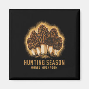 Imã Pedra de caça Engraçado Morel Mushroom Foraging