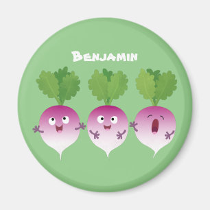 Imã Pedra de desenho animada de verduras e legumes