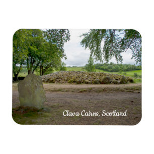 Ímã Pedra de Pé em Clava Cairns, Escócia
