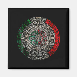 Imã Pedra do Sol do Calendário Asteca Arte Mexicana Es