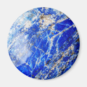 Imã Pedra Mineral Azul Vibrante