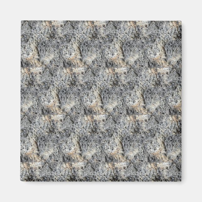 Imã Pedra Porosa | Padrão inclinado | (Frente)