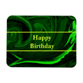 Ímã pedra verde-malaquita de textura, personalizada