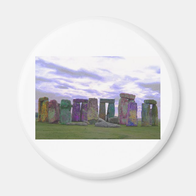 Imã Pedras Psicodélicas (Frente)