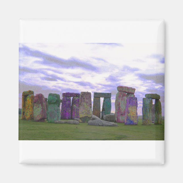 Imã Pedras Psicodélicas (Frente)