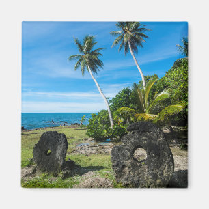 Imã Pedras Rai na Ilha Yap