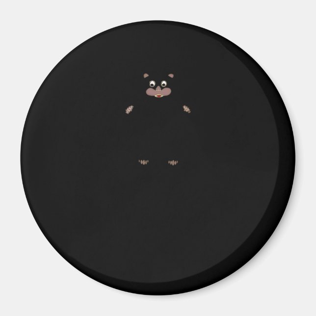 Imã Peekabo (Branco) (Frente)