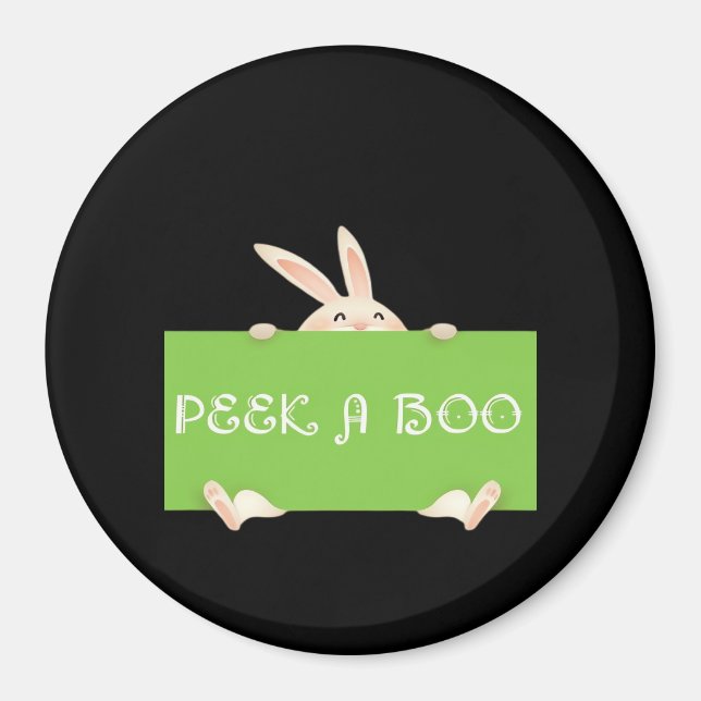 Imã Peekaboo Bunny (Frente)