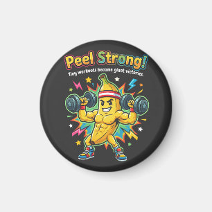 Imã Peel Strong! – Motivação para Academia de Banana