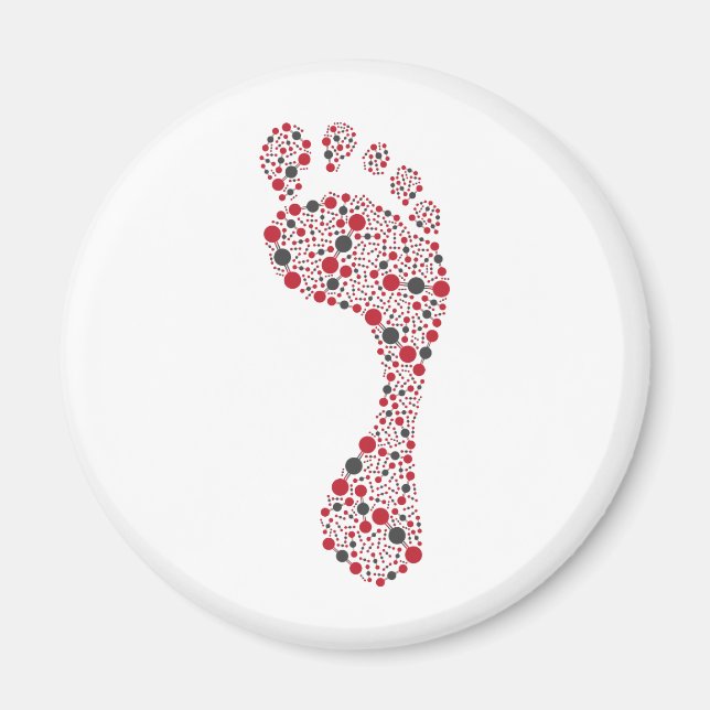 Imã Pegada de carbono (Frente)