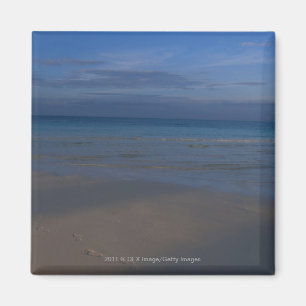 Imã Pegadas na praia