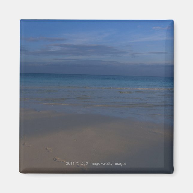 Imã Pegadas na praia (Frente)