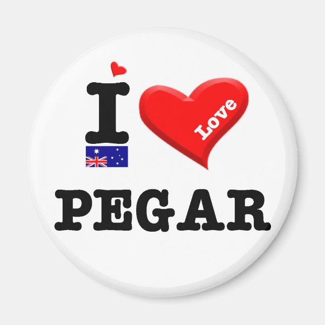Imã PEGAR - Eu Amo (Frente)