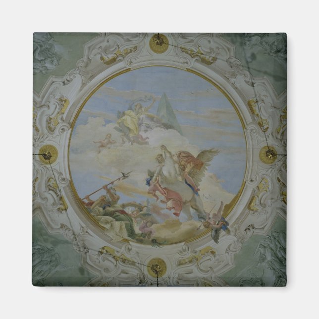 Imã Pegasus, c.1746-47 (fresco) (Frente)