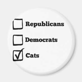 Imã Pegue Gatos! Impressão de Gato de Eleição Política