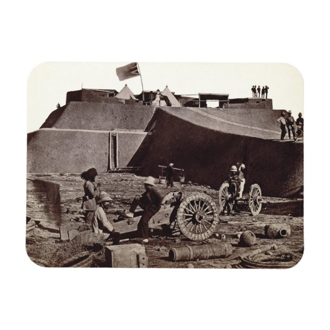 Ímã Pehlang Fort, 1860 (impressão albumen prata) (Horizontal)