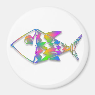 Imã Peixe Abstrato