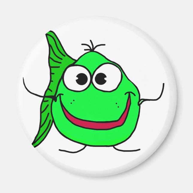 Imã Peixe-cartoon (Frente)