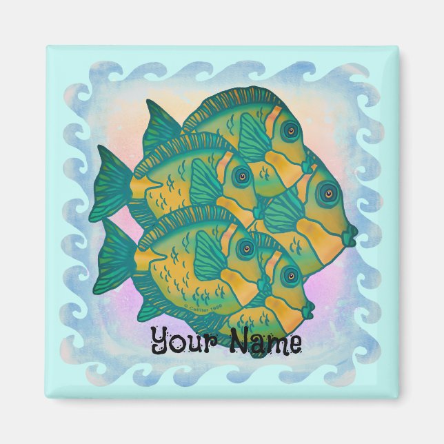 Imã Peixe de Floresta Chuva (Frente)