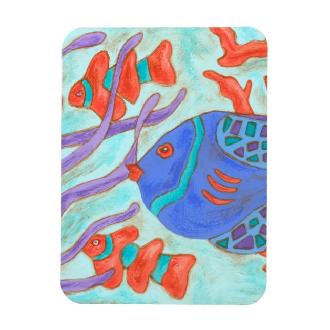 Ímã Peixe de pop (Vertical)