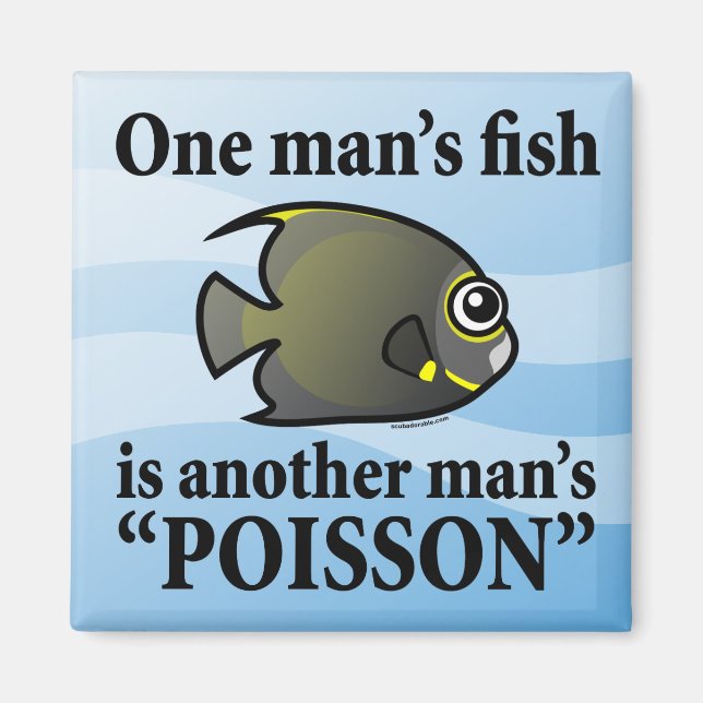 Imã Peixe de Um Homem, Poisson de Outro Homem (Frente)