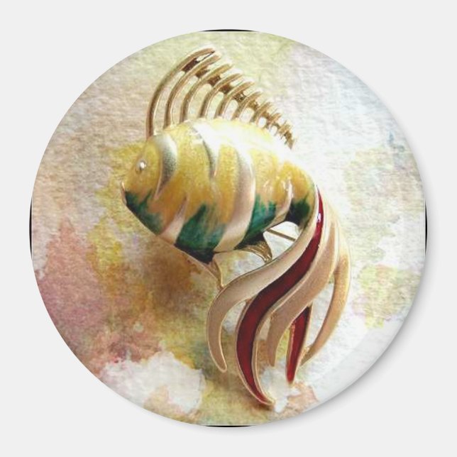 Imã "Peixe Dourado" (Frente)
