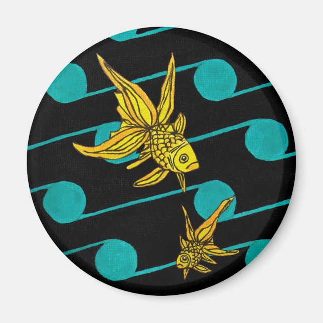 IMÃ PEIXE DOURADO DE TRANQUIL (Frente)