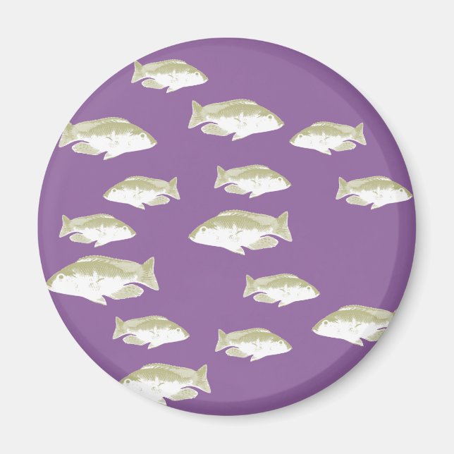 Imã Peixe em roxo (Frente)