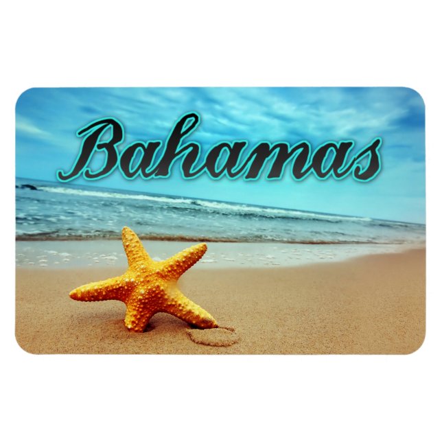 Ímã Peixe-estrela das Bahamas (Horizontal)