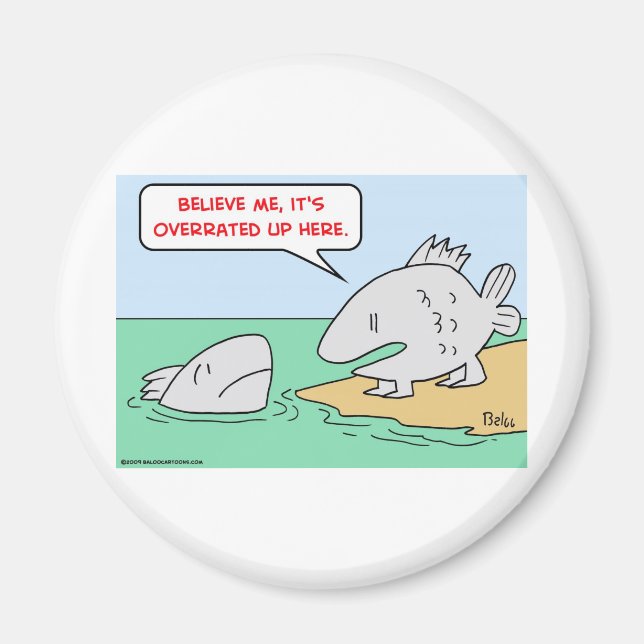 Imã peixe, evolução, sobrevalorizado (Frente)