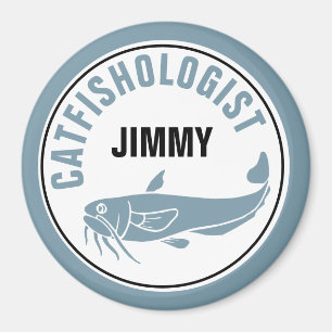 Imã Peixe-gato Engraçado Pesca Humorosa Casca Cozinha