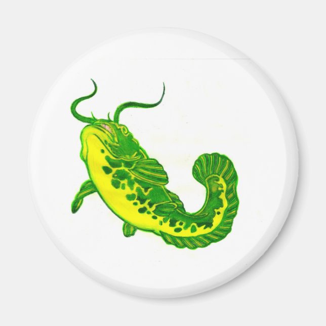 Imã Peixe-gato sortudo (Frente)