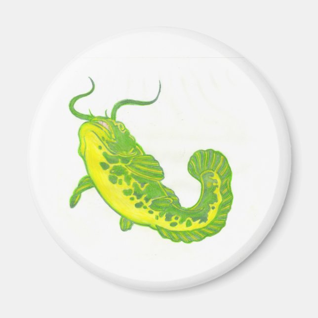 Imã Peixe-gato sortudo (Frente)