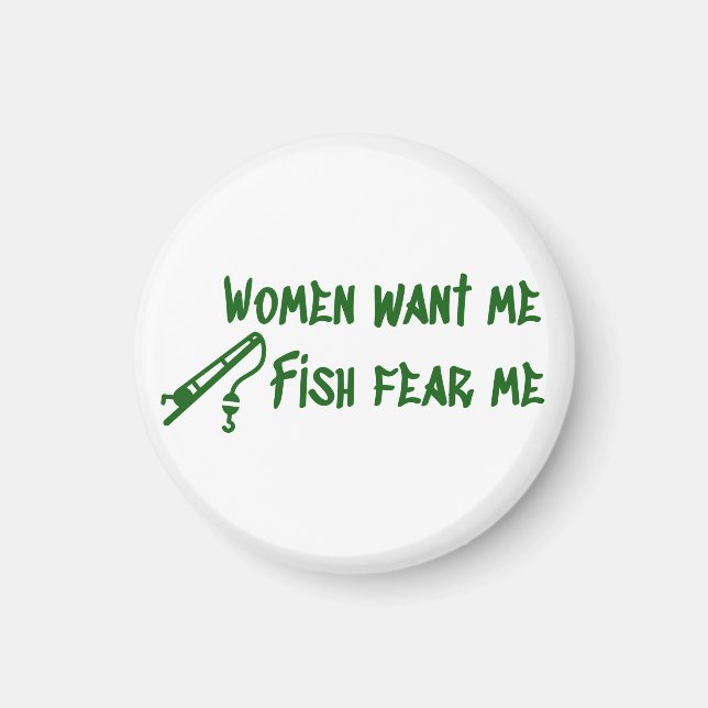 Imã Peixe me teme, pescador (Frente)