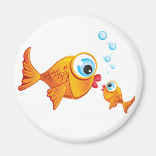 Imã PEIXE - Oliva e picada: