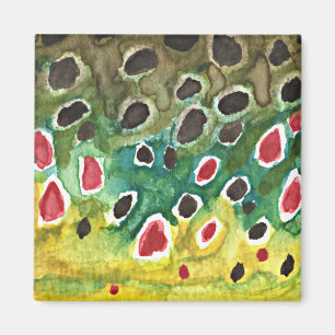 Imã Peixe-Truta Marrom