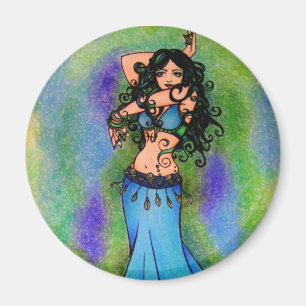 Imã Peixes Belly Dancer Art