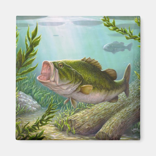 Imã Peixes de Bass (Frente)