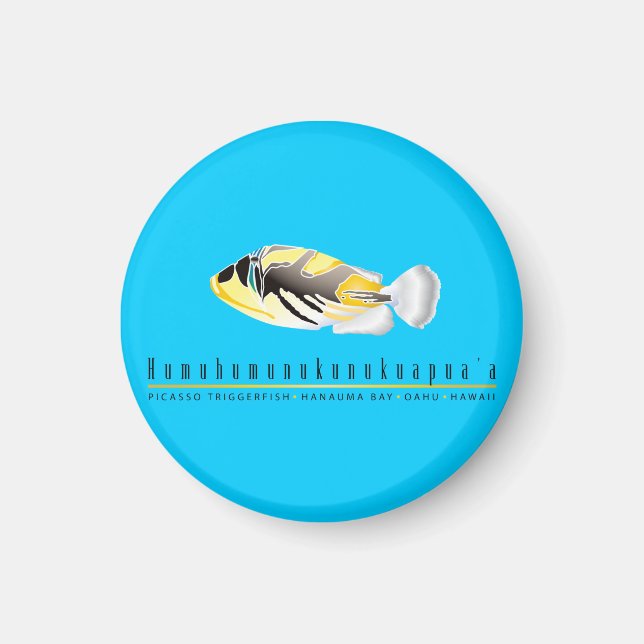 Imã Peixes do Estado do Havaí - Humuhumunukunukuapua'a (Frente)