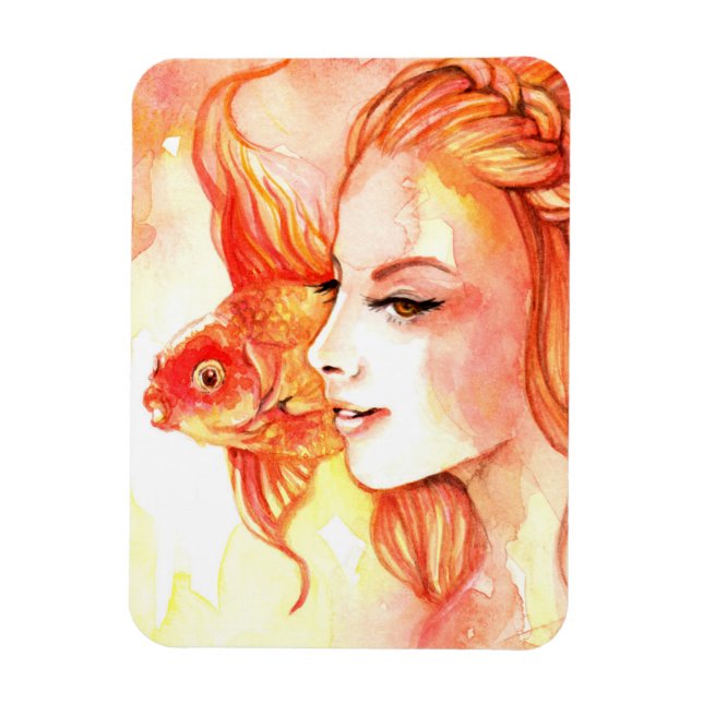 Ímã Peixes dourados (Vertical)