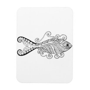 Ímã Peixes estilizados