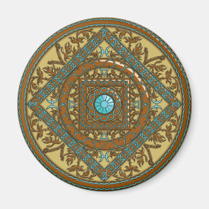 Imã Peixes Mandala Magnet