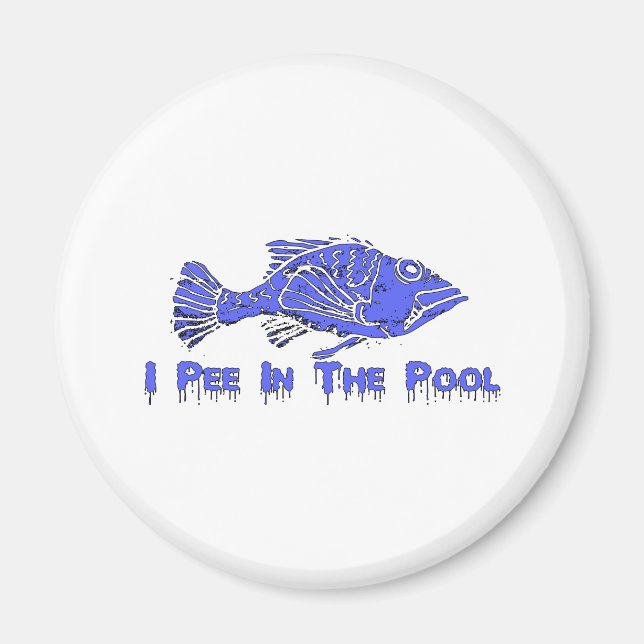 Imã Peixes na Piscina (Frente)