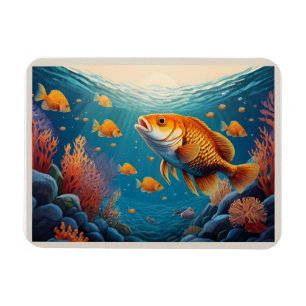 Ímã Peixes no mar