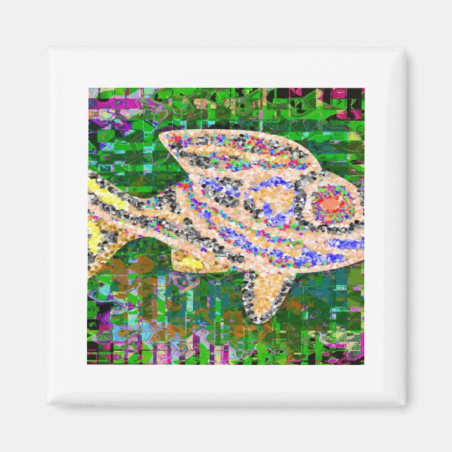 Imã Peixes Raros de Ouros - Imaginações Fantásticas (Frente)