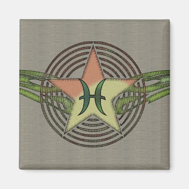 Imã Peixes Star (Frente)