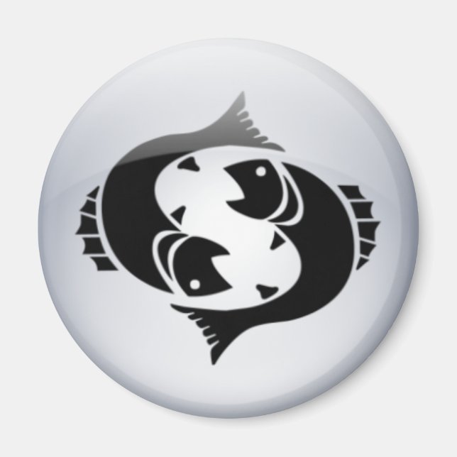 Imã Peixes Zodiac (Frente)