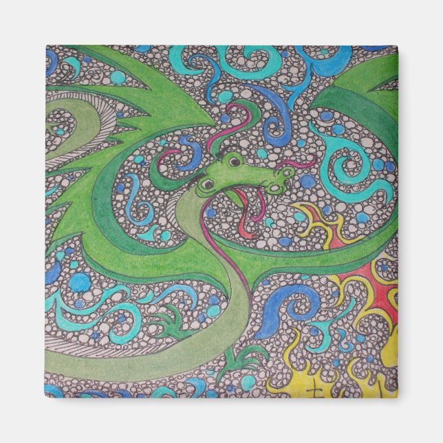 Imã Pele do Dragão (Frente)