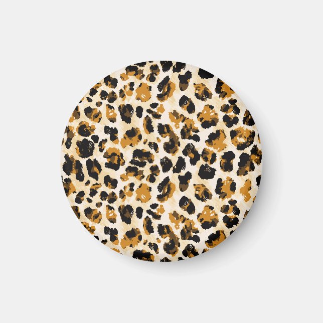 Imã Pele-leopardo de aquarela, gradiente de coloração  (Frente)